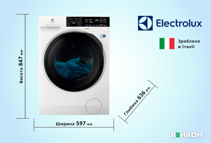 Electrolux EW8W261BU - гарна прально-сушильна машина у рейтингу