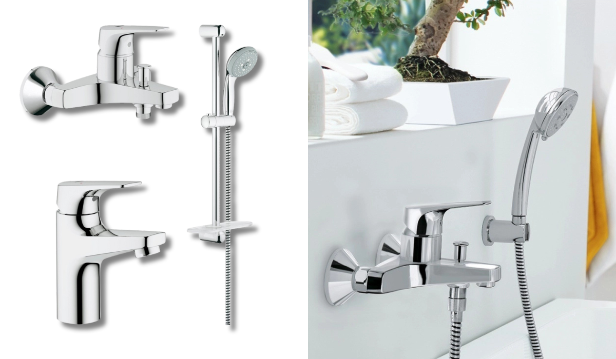 Grohe S Bau Flow 121624 - первый в рейтинге смесителей