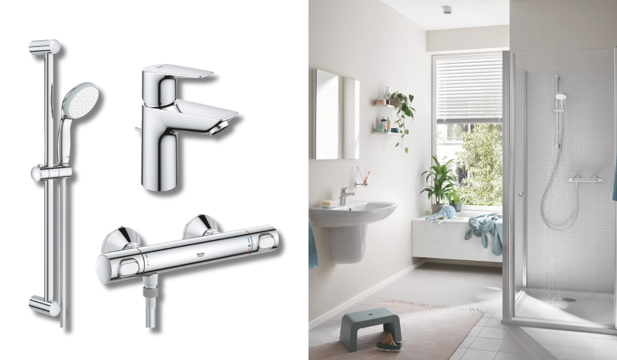 Grohe QuickFix Precision Flow&Start Edge UA202503TS - рейтинг лучших смесителей