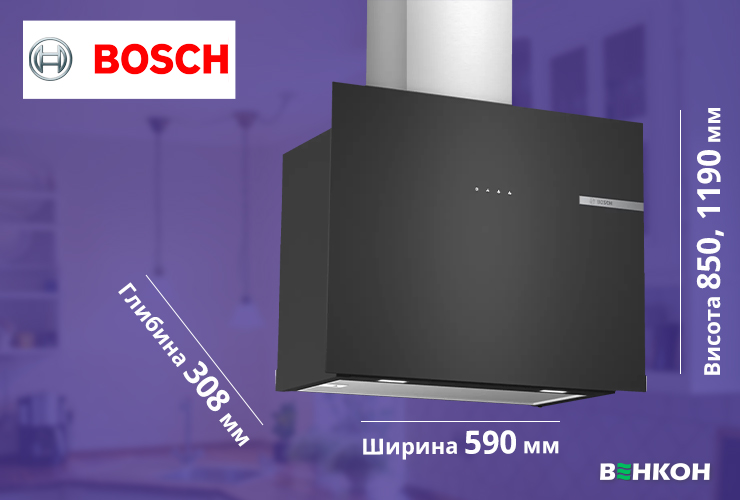 Bosch DWF65AJ60T - надійна кухонна витяжка в рейтингу