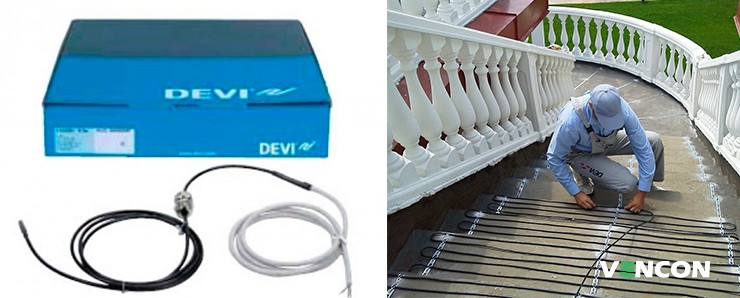 Devi DeviAqua 9T 135Вт 15м лучшаяcистема антиобледенения