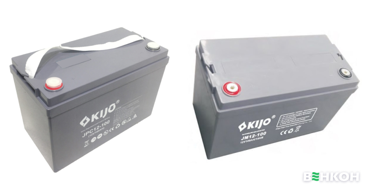 KIJO JM12-100 12V 100Аг 1200Wh - в рейтинге лучших аккумуляторных батарей