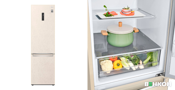 LG GW-B509SEKM - у рейтингу кращих холодильників