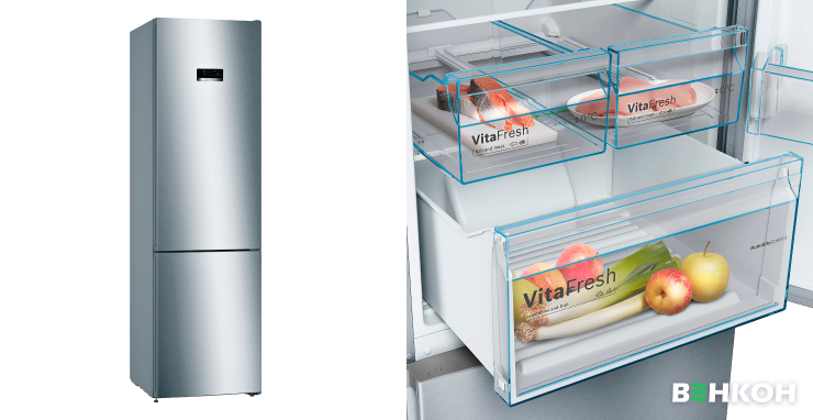 Bosch KGN39XI326 - рейтинг лучших холодильников