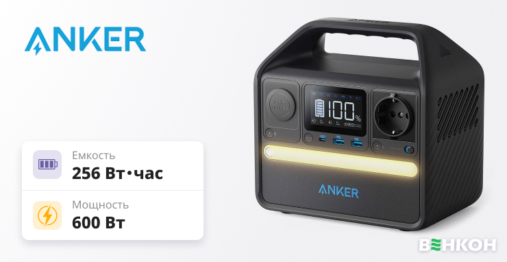 Anker 521 Powerhouse - надежная портативная зарядная станция в рейтинге лучших