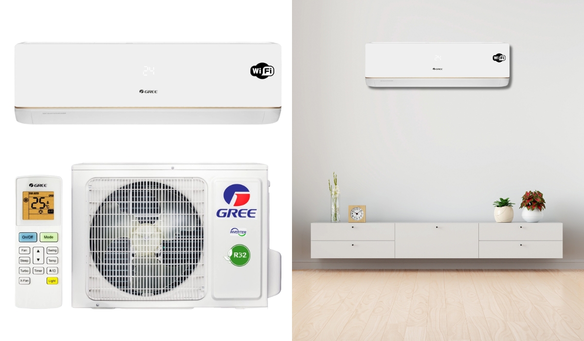 Gree Bora Inverter R32 GWH07AAA-K6DNA5C Wi-Fi - универсальный кондиционер в рейтинге