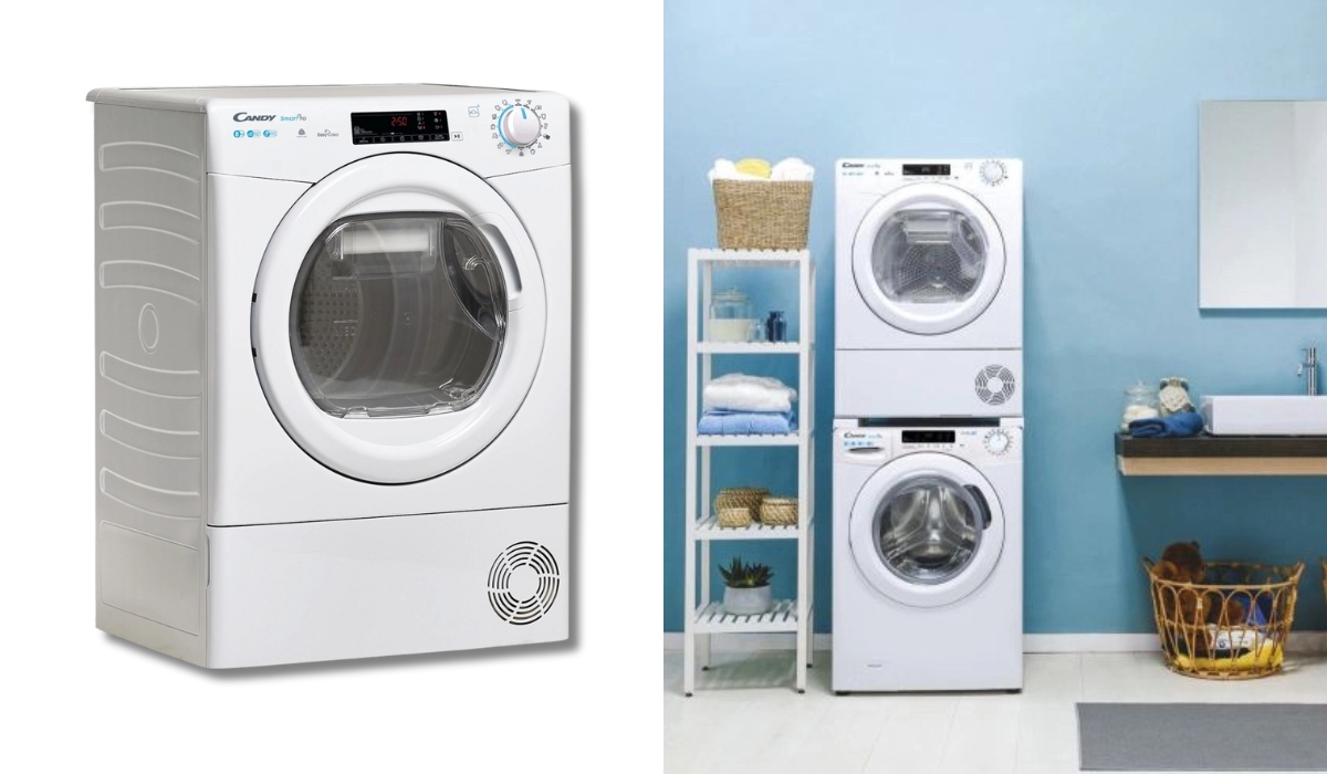 В рейтинге сушильных машин лучшая модель - Candy CSOEH8A2TE-S