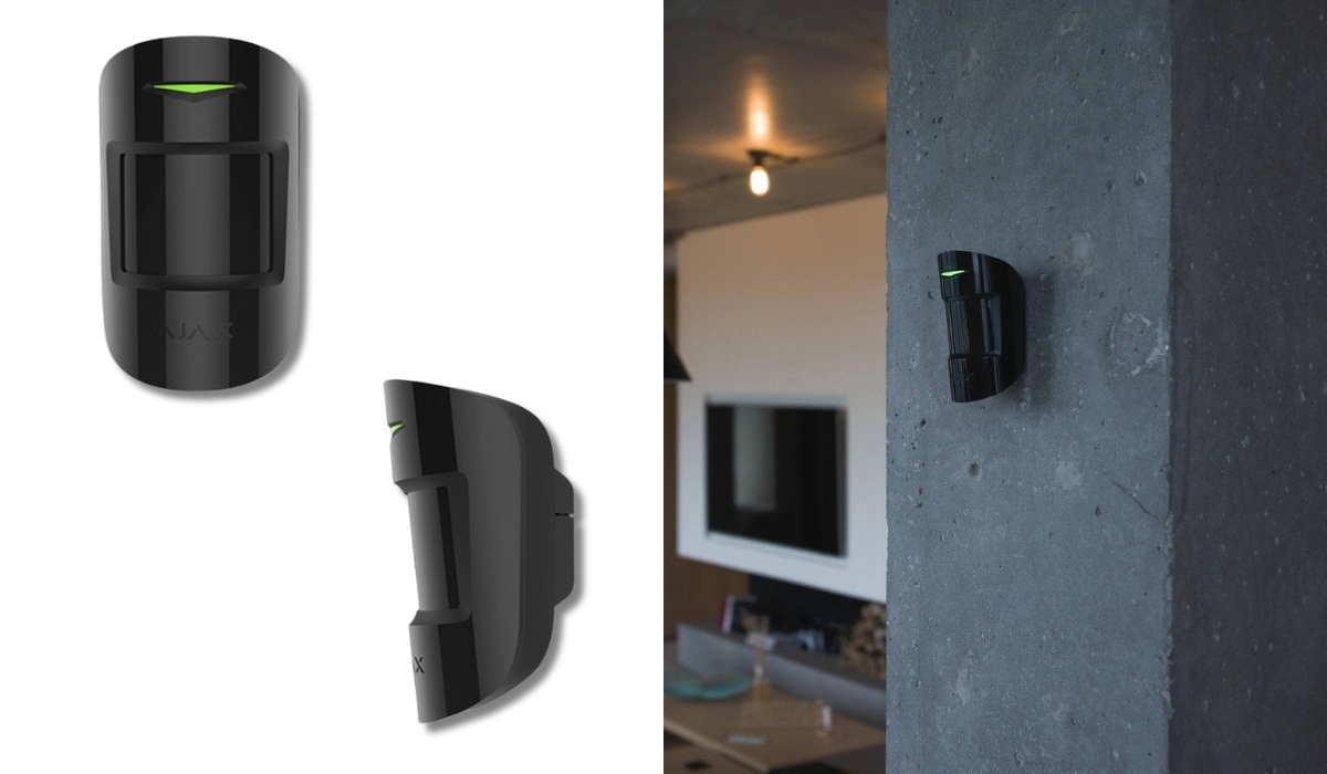 Ajax MotionProtect Plus Black - первый в рейтинге датчиков движения