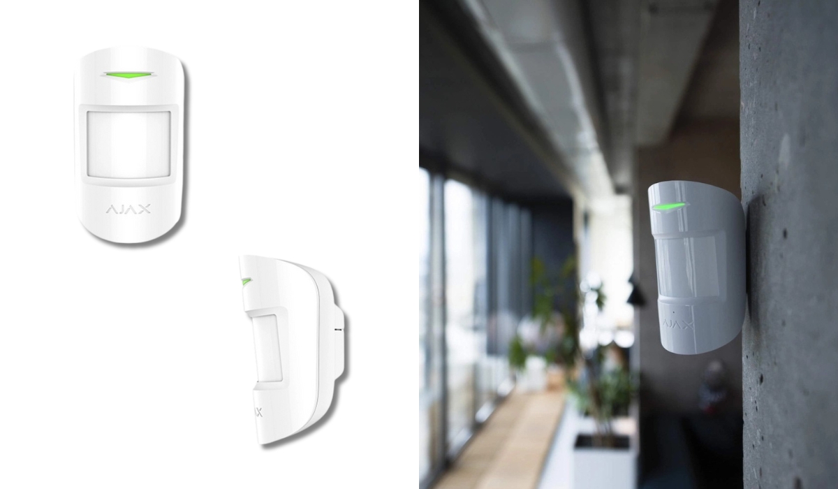 Ajax MotionProtect White - высококачественный датчик температуры, вошедший в рейтинг лучших