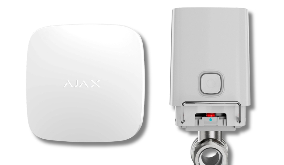 Ajax WaterStop 1/2" White з датчиком LeaksProtect White - надійна система захисту від потопу в рейтингу кращих