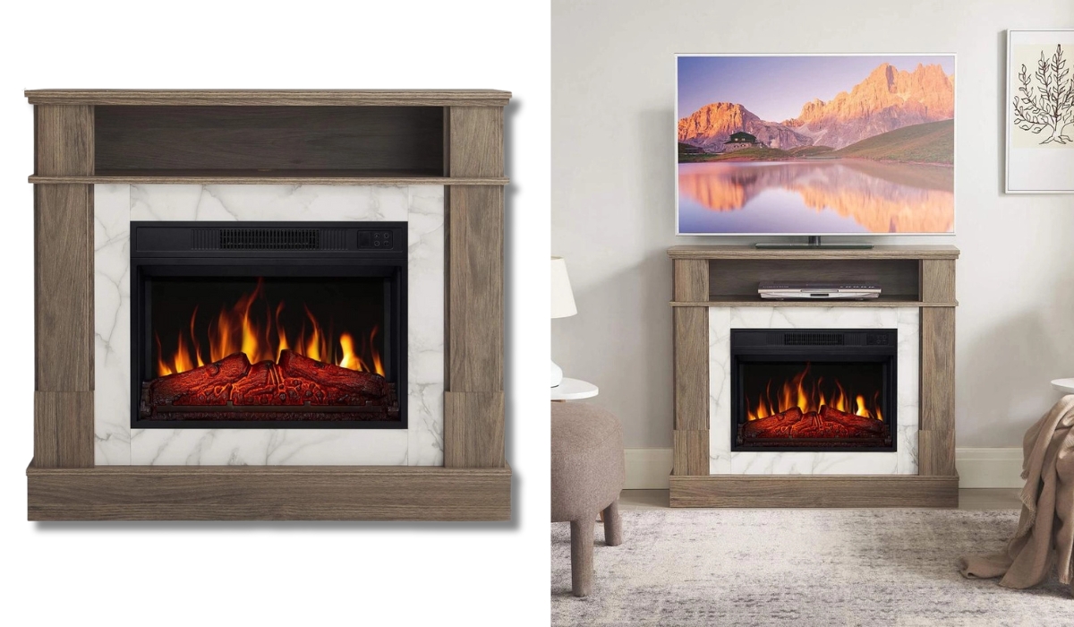 ArtiFlame For Living AF23S Дуб сірий - надійний електрокамін в рейтингу кращих