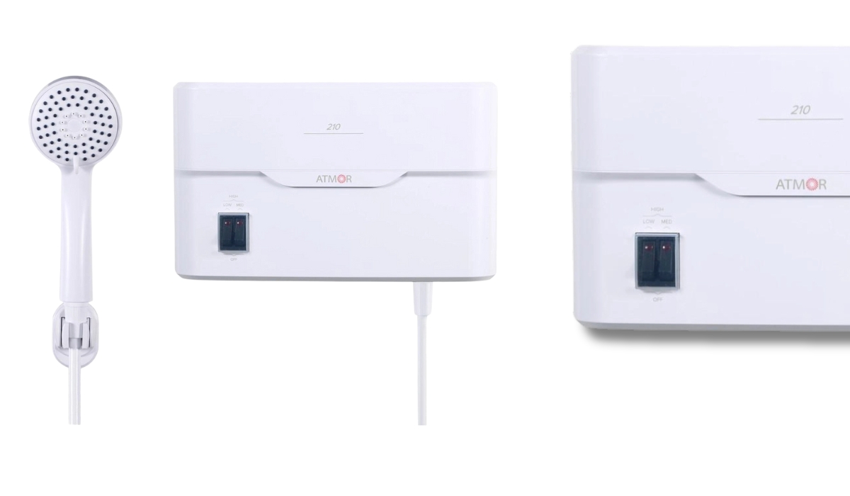 У рейтингу проточних водонагрівачів краща модель - Atmor Basic 5 KW Shower