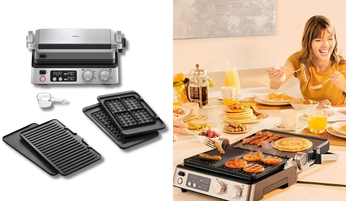 Braun MultiGrill 7 CG 7044 - лучший в рейтинге электрогрилей
