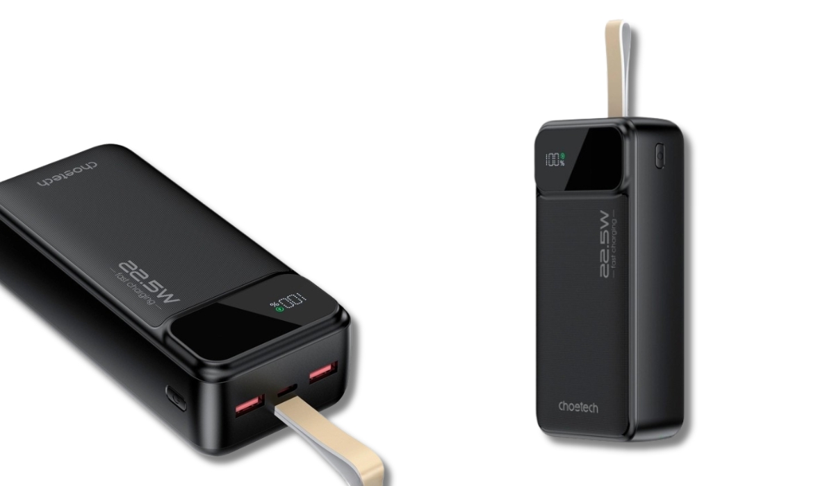Choetech 30000mAh (B730-ACBK) black - мощный и удобный повербанк в рейтинге лучших
