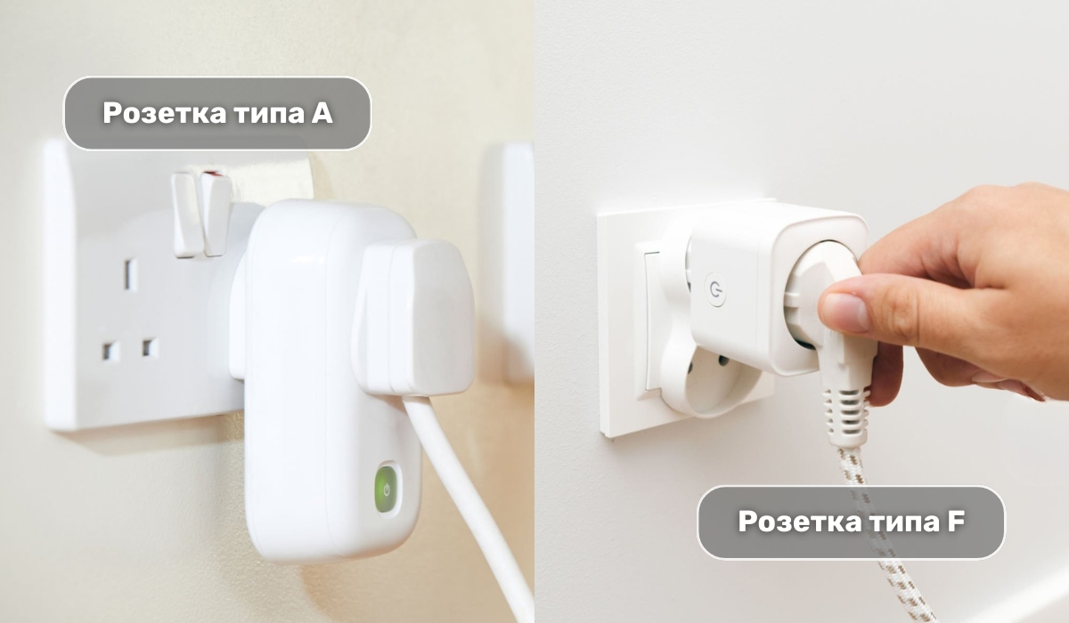 Что важно учитывать при покупке: типы разъемов умных розеток