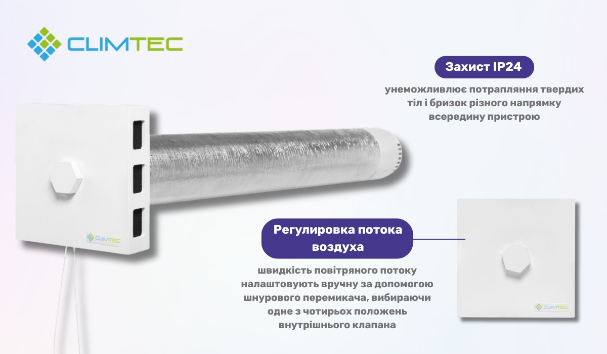 Топ провітрювачів Climtec ПК 100 - кращий вибір