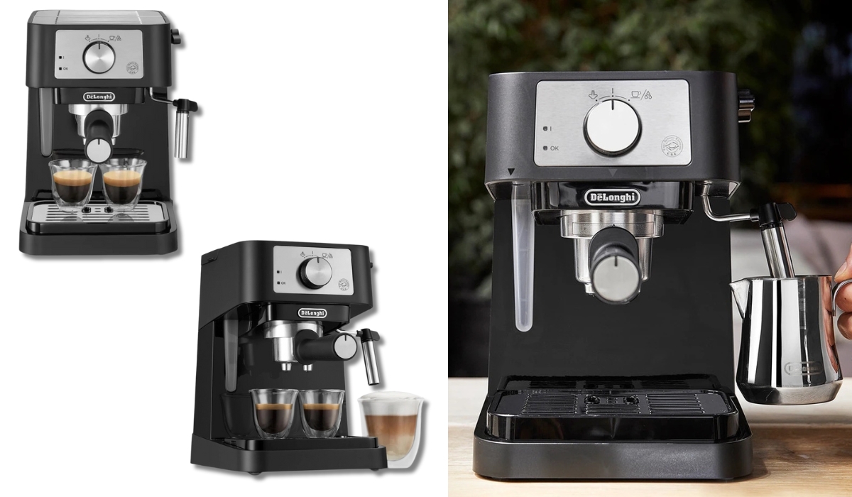 В рейтинге кофемашин лучшая модель - Delonghi EC 260 BK