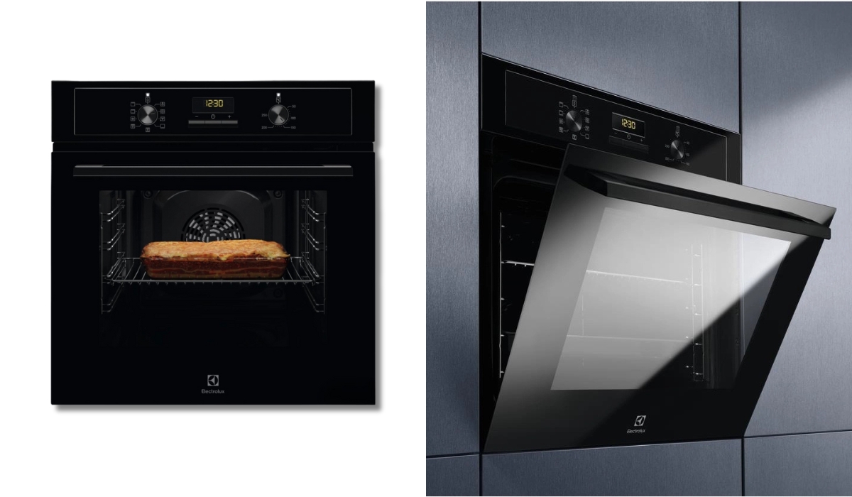 Electrolux SurroundCook FLEX 600 EOF3H50BK - надежная модель в рейтинге духовых шкафов