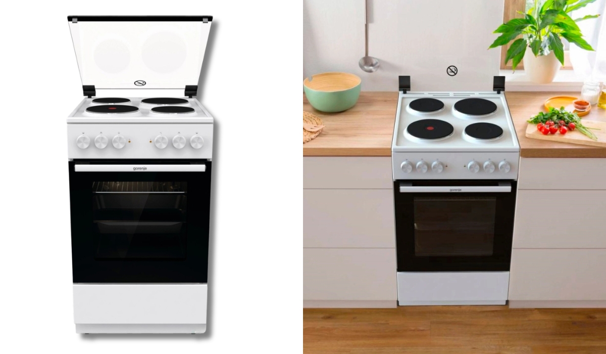 Gorenje GE5A21WH - хороша електрична плита у рейтингу