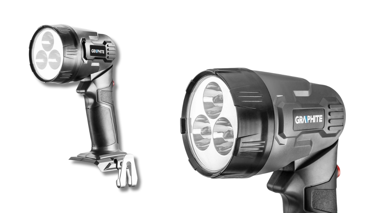 Graphite Energy+ 58G007 акумуляторний 18 В, Li-Ion (без АКБ) - надійний ліхтарик у рейтингу найкращих