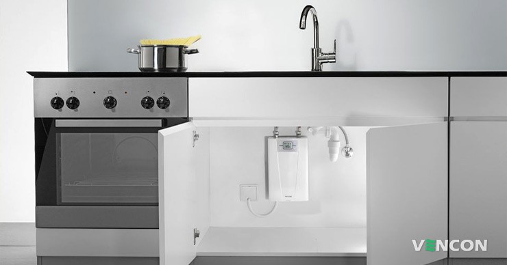 Нагрівання води на кухні за допомогою Clage CEX 9-U