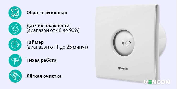 Особенности Gorenje BVX100WS