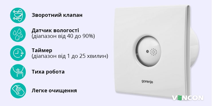 Особливості Gorenje BVX100WS