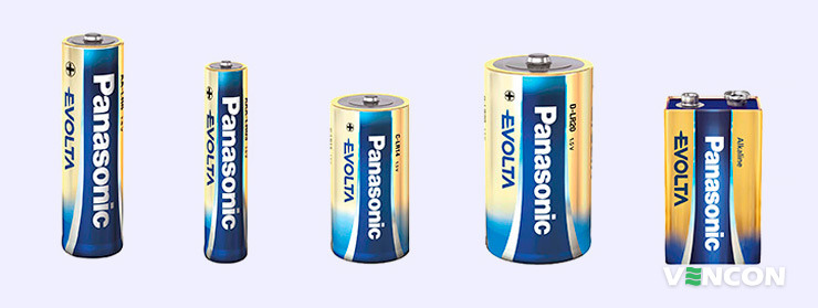Разнообразие размеров Panasonic Evolta