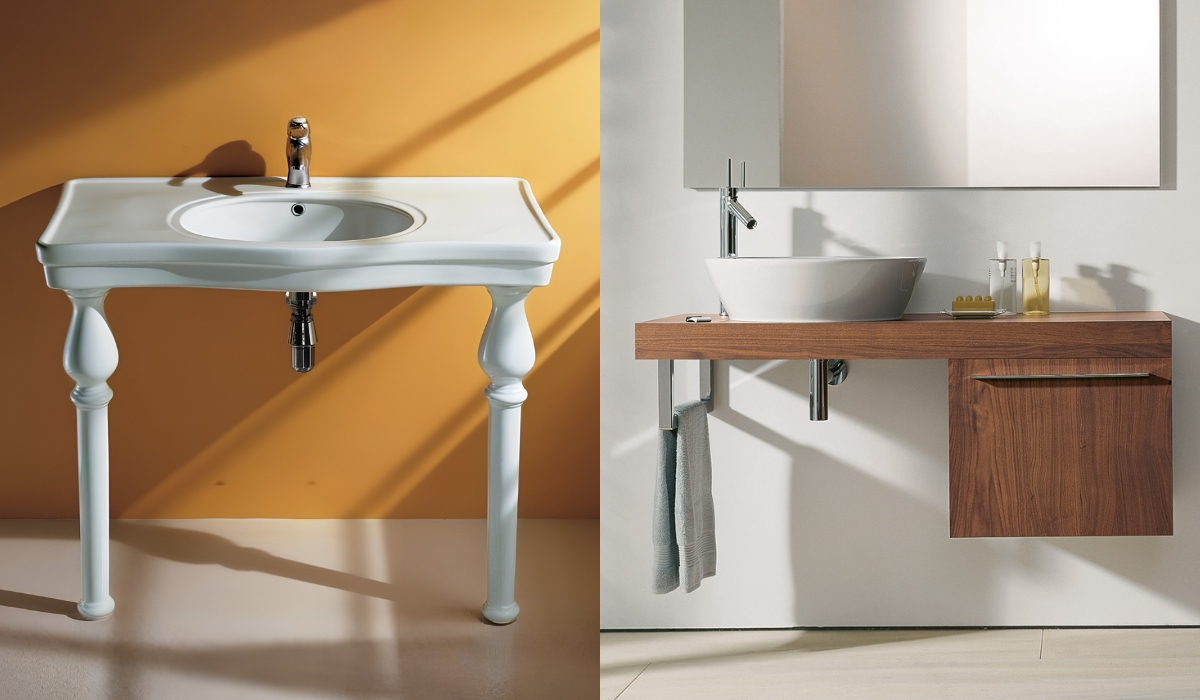 Консольний умивальник: особливості конструкції