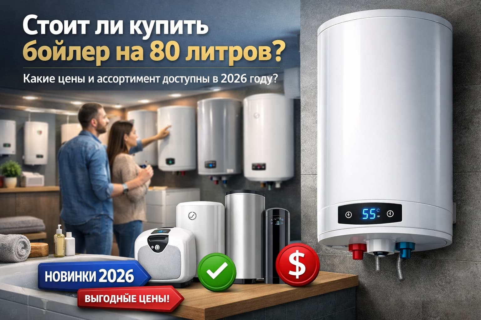 купить бойлер на 80 литров