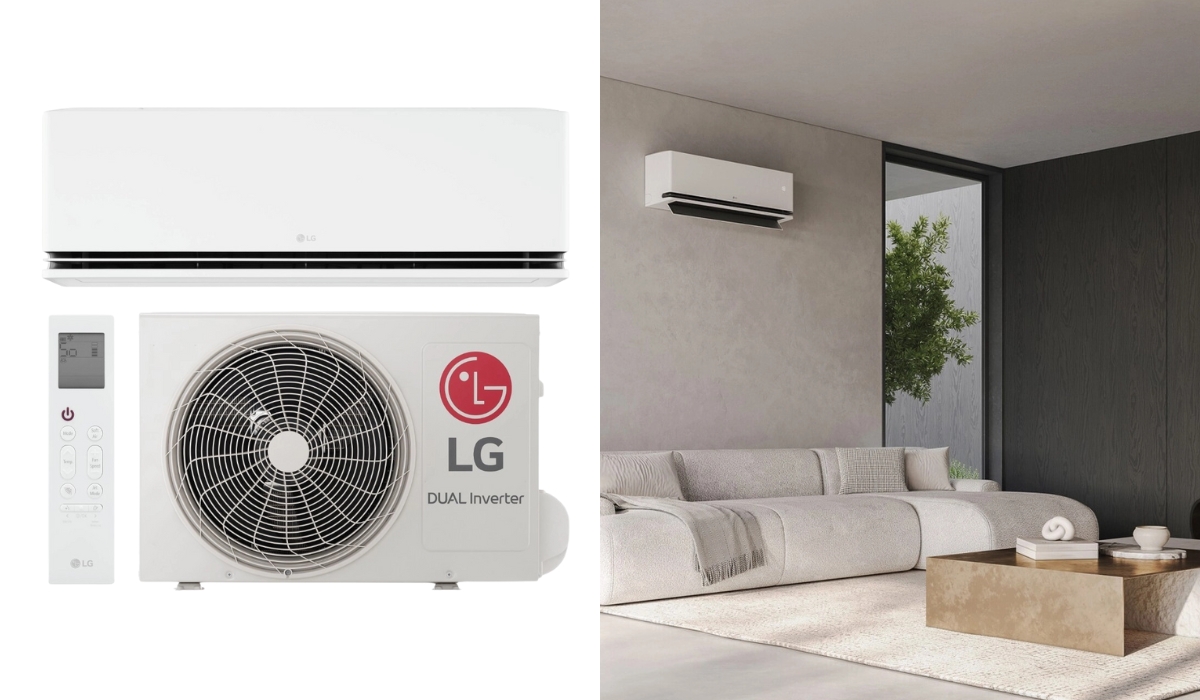 LG DualCool Deluxe H09S1D - мінімалістичний кондиціонер преміум-класу в рейтингу найкращих