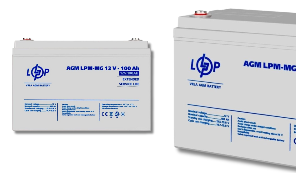 LogicPower LPM-MG 12V - 100 Ah - перша у рейтингу акумуляторних батарей