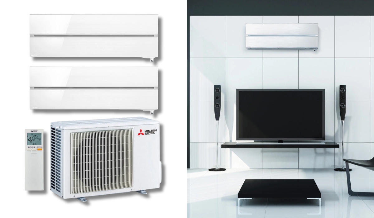 Mitsubishi Electric Premium White White Multi 53 (9+9) - преміальна мультиспліт-система в рейтингу найкращих