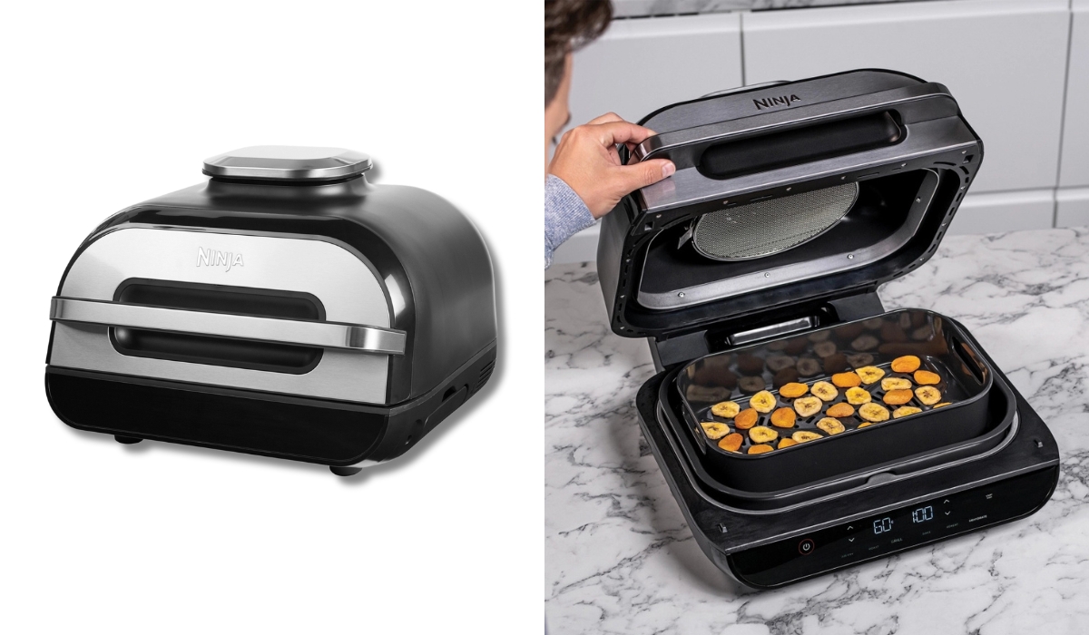Электрогриль Ninja Foodi MAX Health MultiGrill & Air Fryer AG551EU - один из лидеров в рейтинге