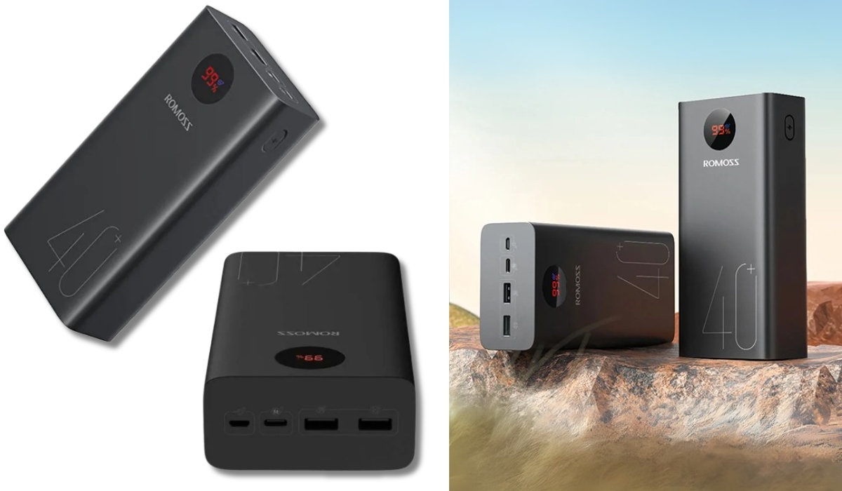 Romoss 40000mAh 18W PEA40 (PEA40-112-2135) — стильный и эффективный повербанк в рейтинге