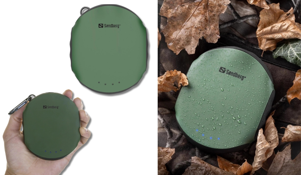 Sandberg Survivor 10000 mAh, 2xUSB, IPX6 (420-60) - надежный и компактный повербанк в рейтинге