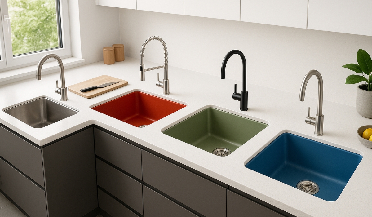 Широкая палитра цветов кухонных моек: идеальный выбор для любого интерьера