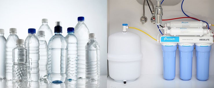 Качество и стерильность воды из бутылки и из системы обратного осмоса