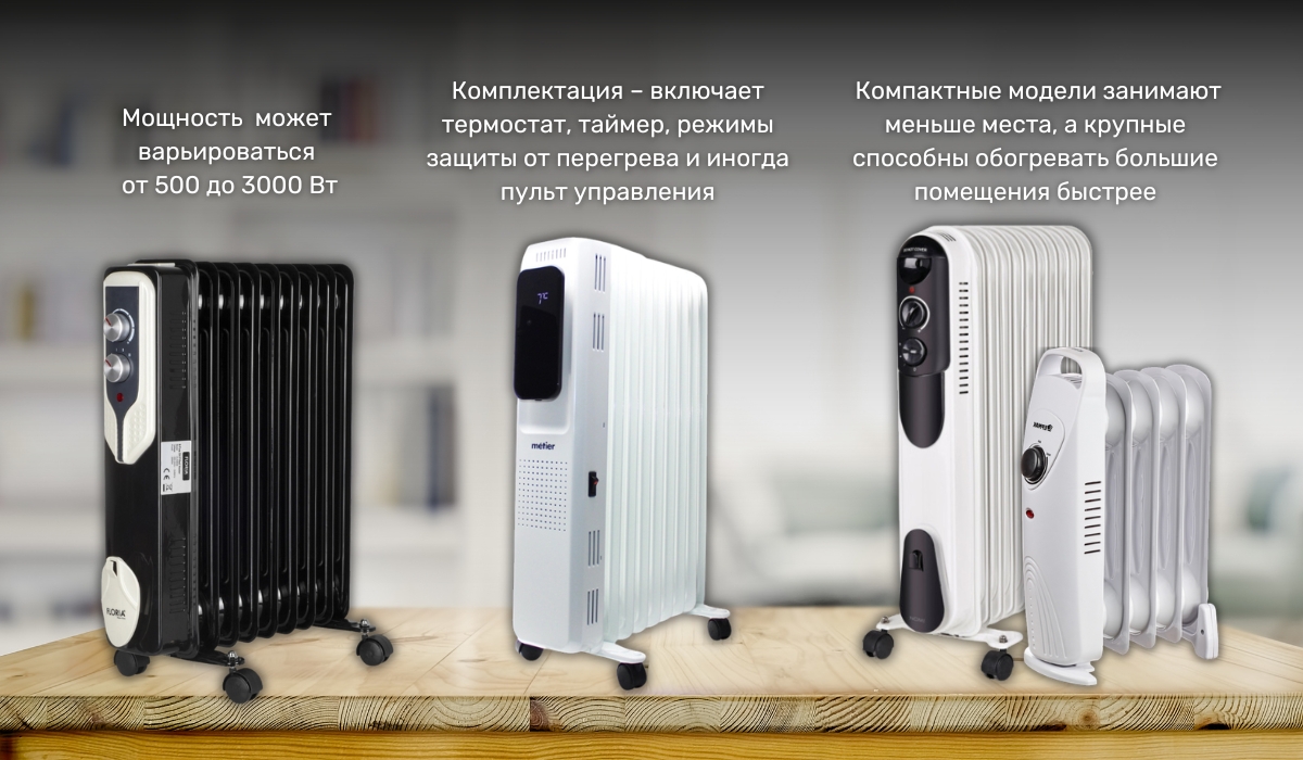 Сравниваем масляные радиаторы: варианты выбора