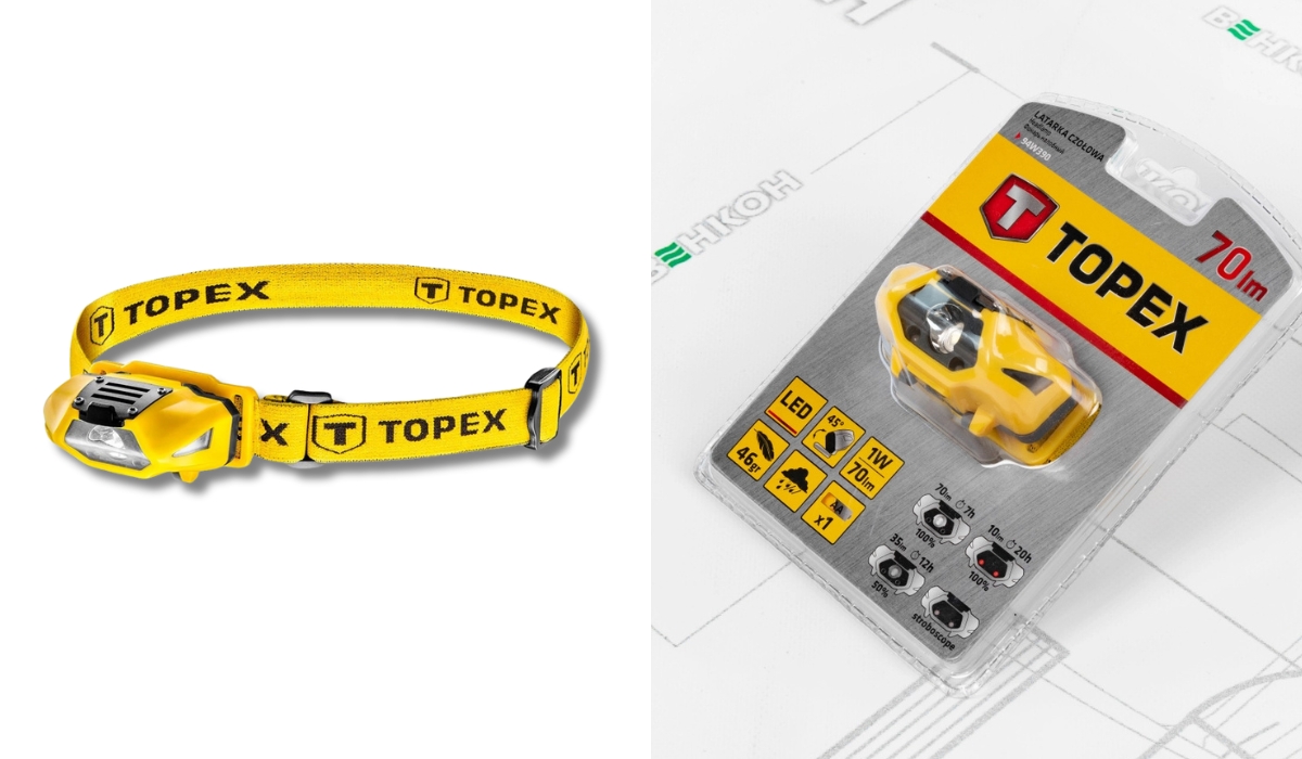 Topex 94W390 - найкращий у рейтингу ліхтариків
