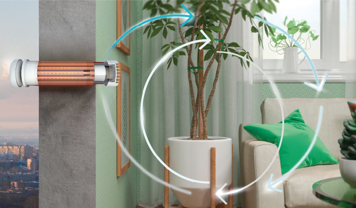 Устренение влажности с помощью рекуператорыа воздуха