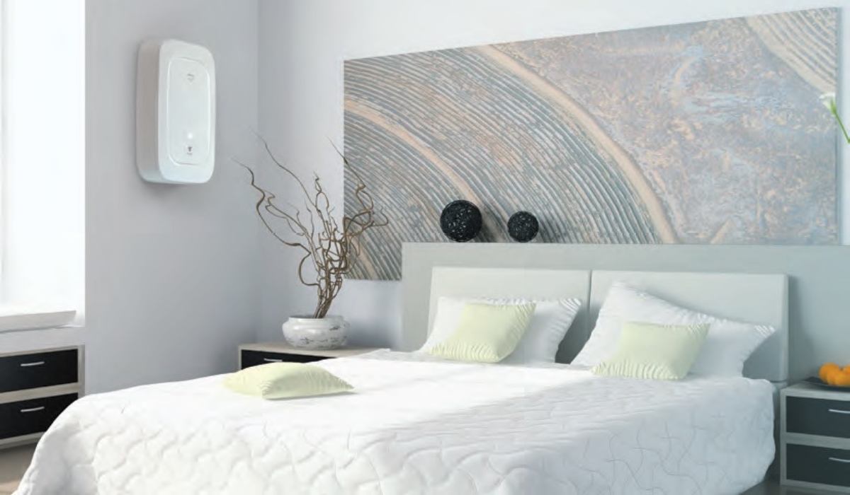 Вентиляция спальни с использованием проветривателя