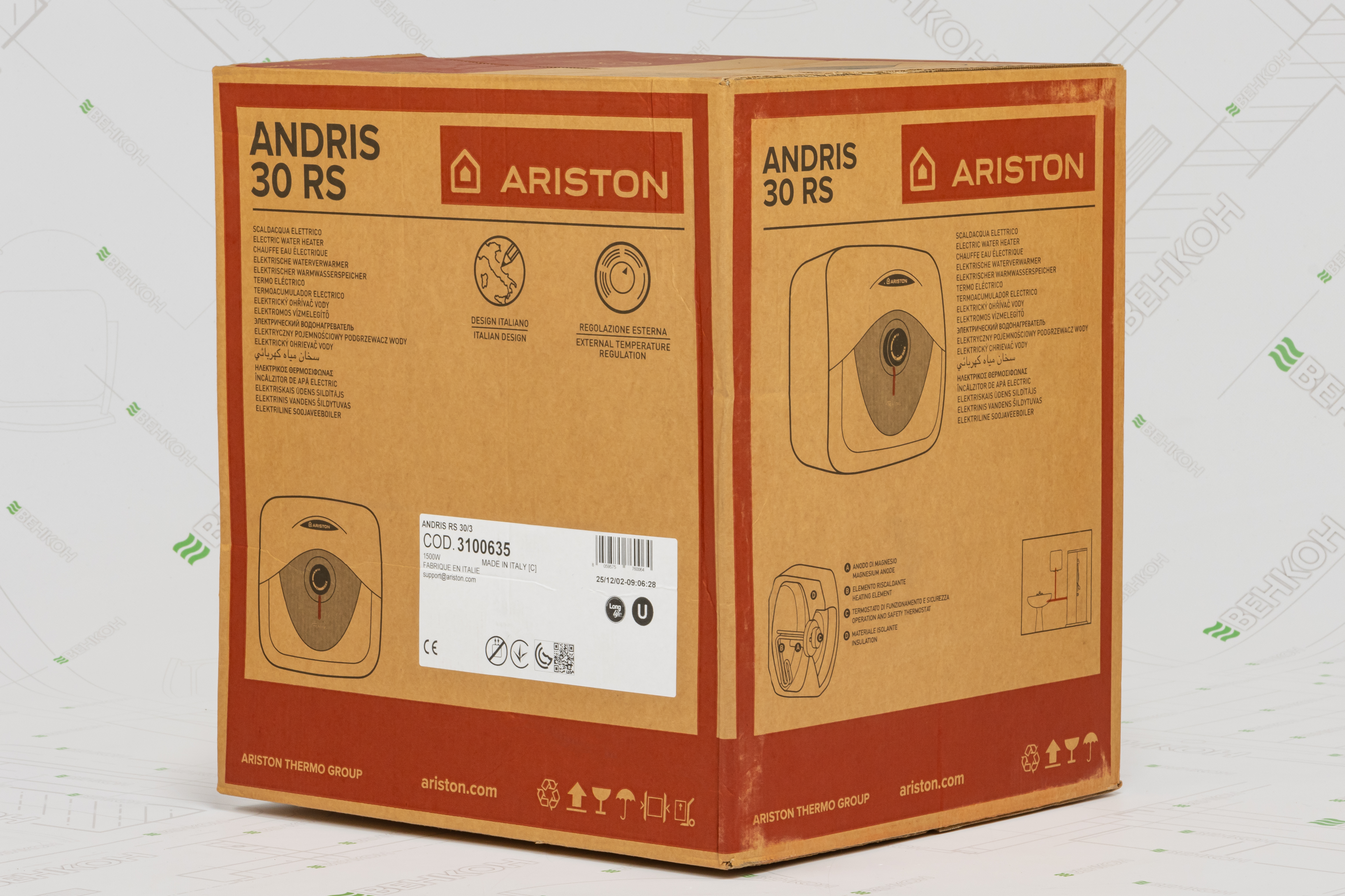 товар Ariston Andris RS 30/3 (3100635) - фото 13