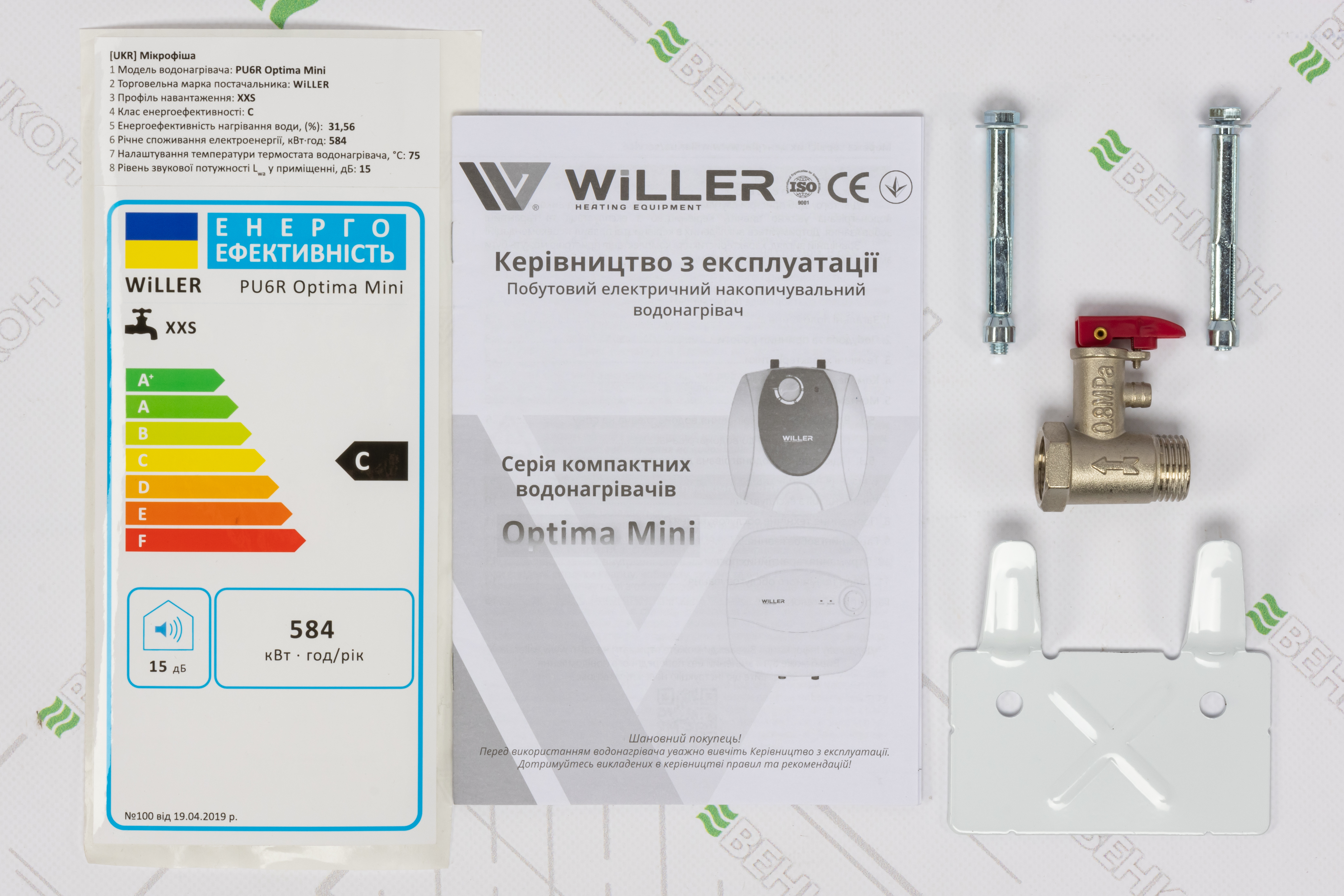 Водонагрівач Willer Optima Mini PU6R огляд - фото 11