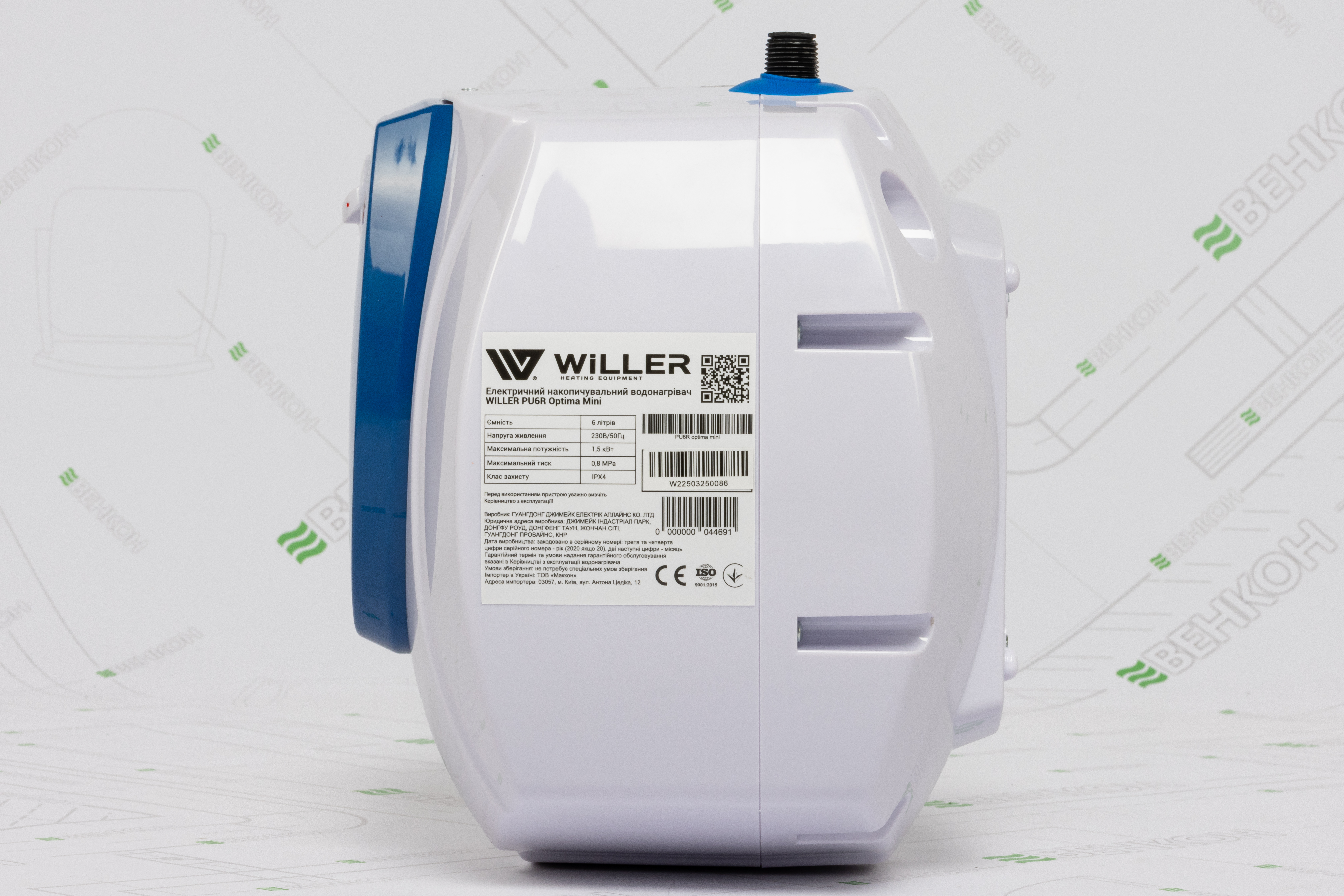 Водонагрівач Willer Optima Mini PU6R інструкція - зображення 6