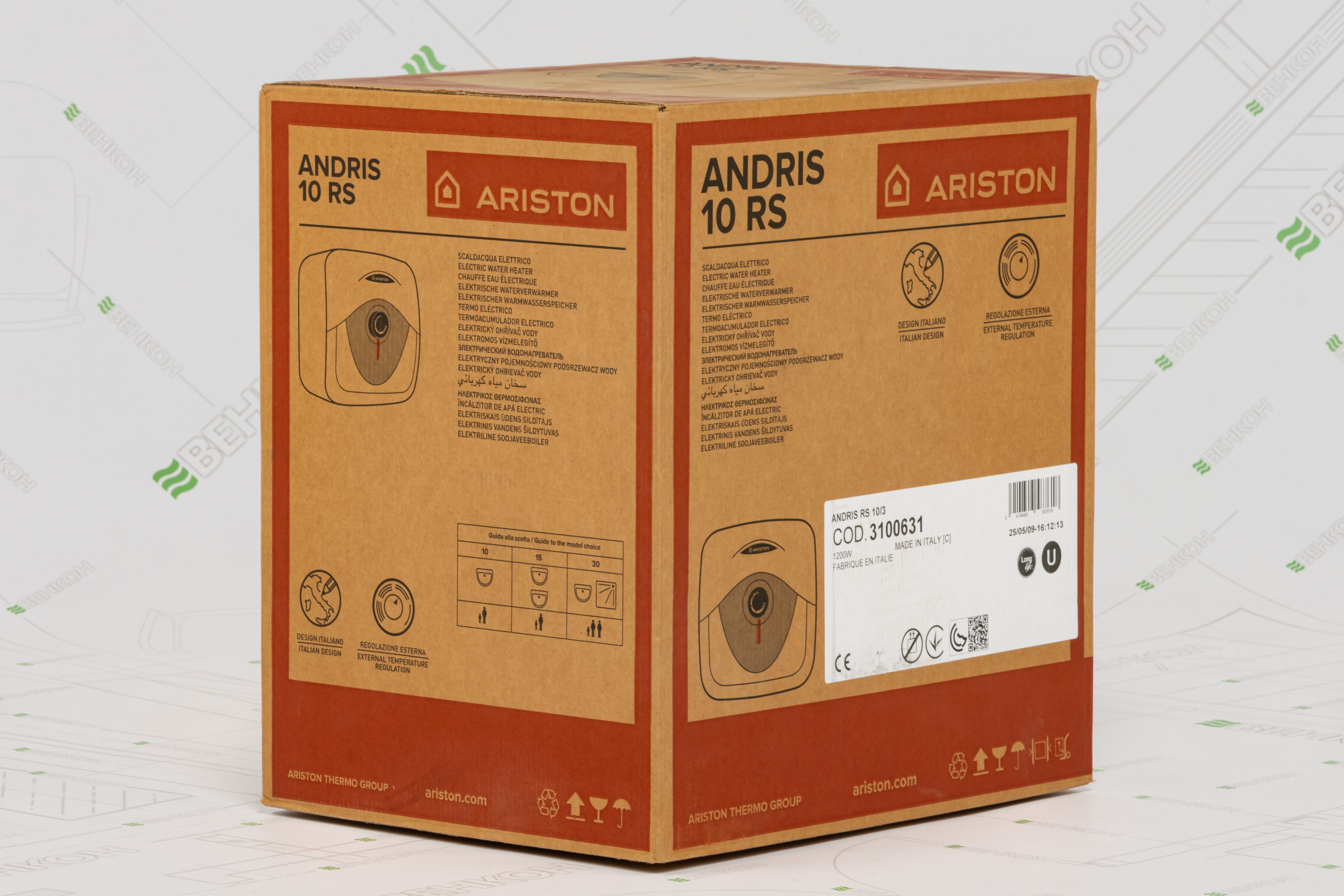 обзор товара Бойлер Ariston Andris RS 10/3 - фотография 12