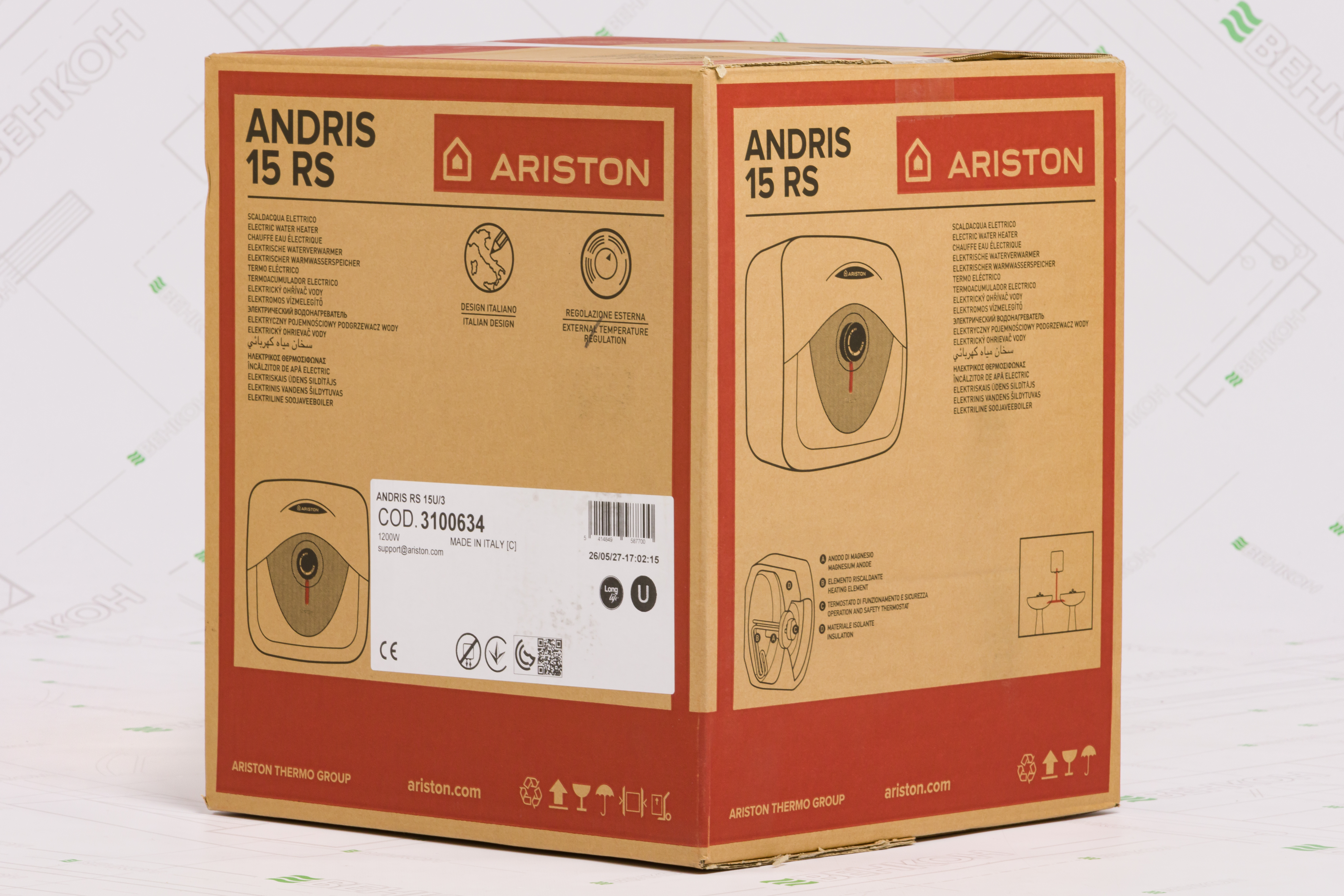 товар Ariston Andris RS 15U/3 (3100634) - photo 13