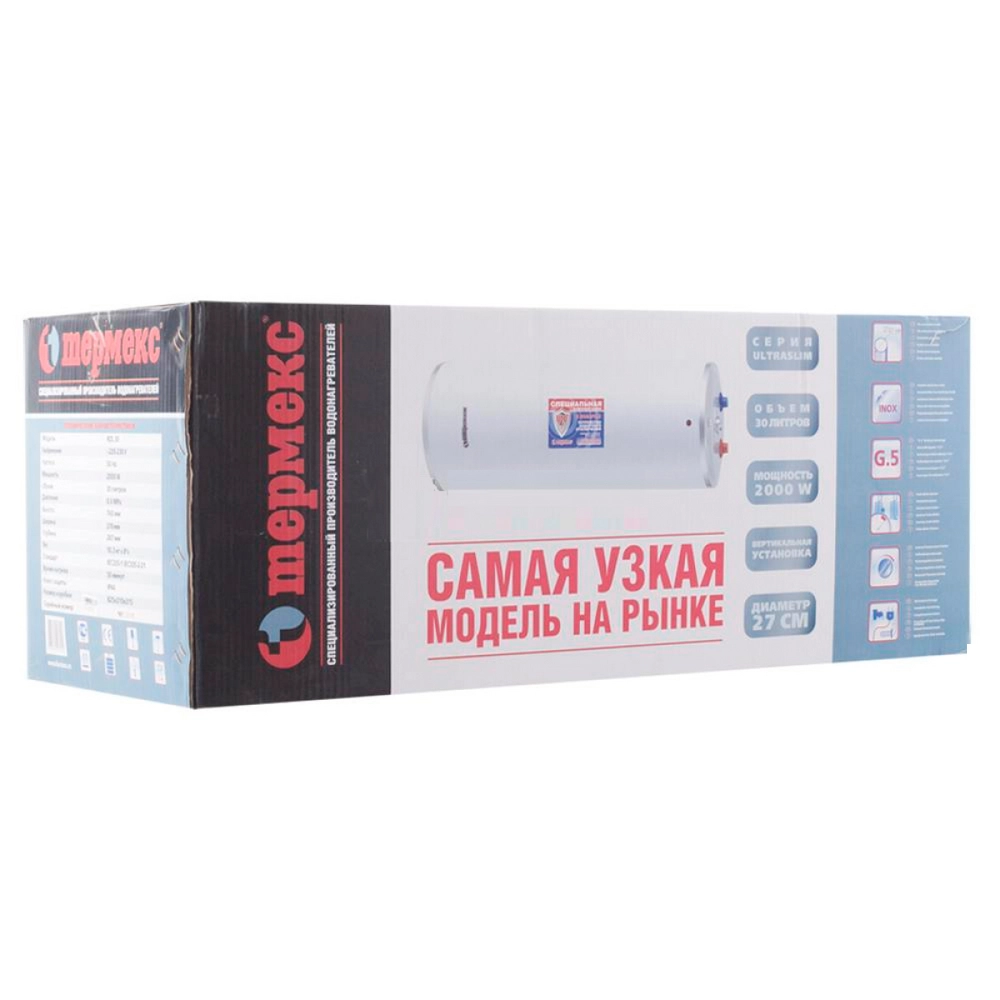 ᐉ Бойлер Thermex Ultra Slim IU 30 V купить по цене 7 762 грн. в Киеве и ...