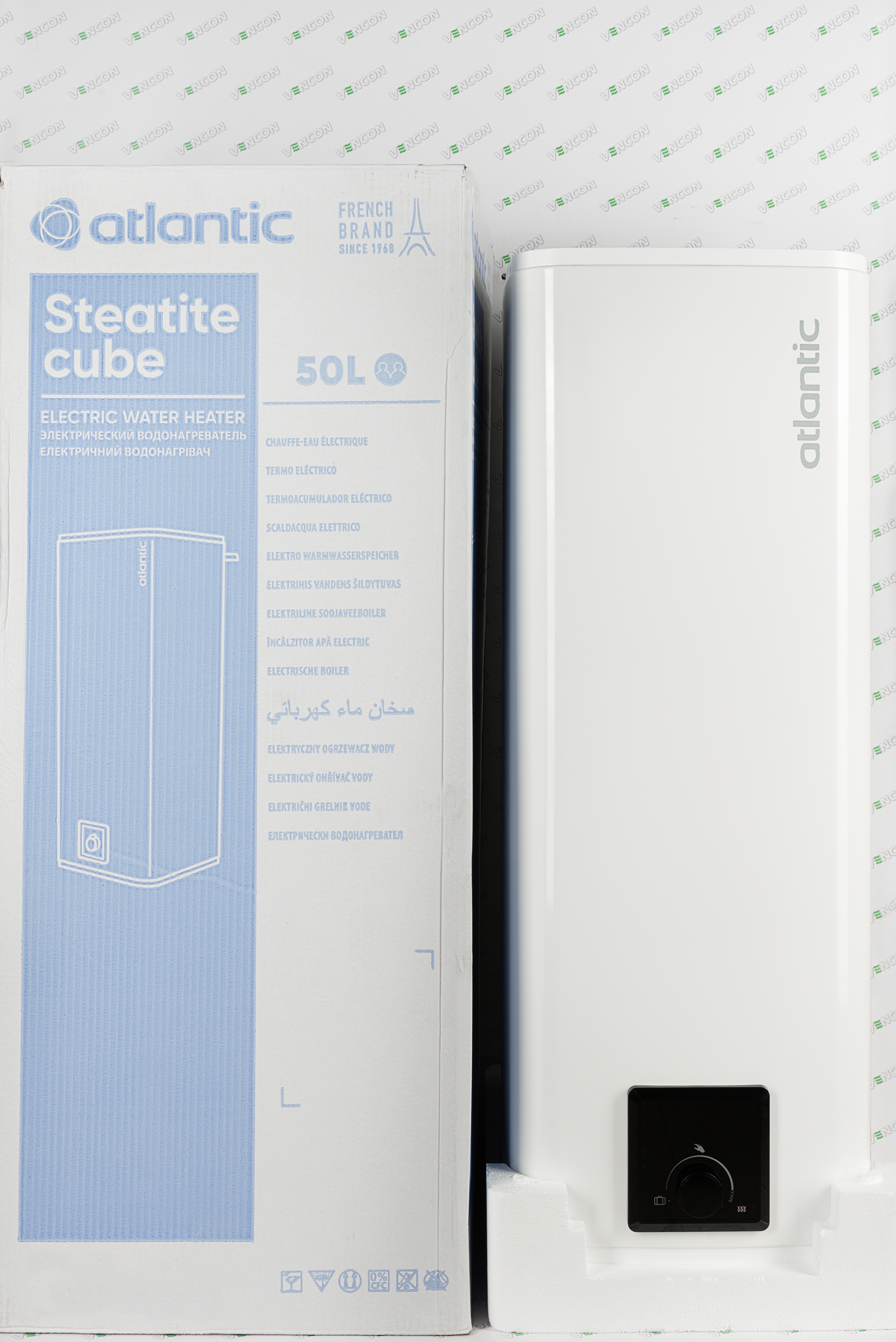 Бойлер Atlantic Steatite Cube Slim VM 50 S3 C 1500W обзор - фото 11