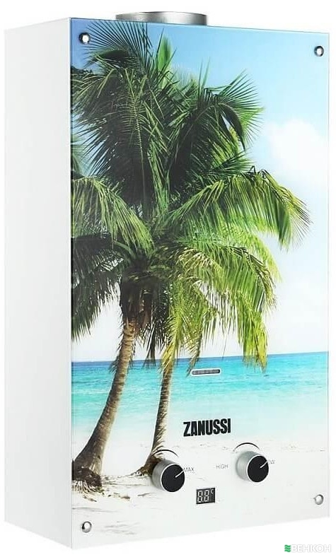 ᐉ Газовая колонка Zanussi GWH 10 Fonte Glass Paradiso купить по цене 6 ...